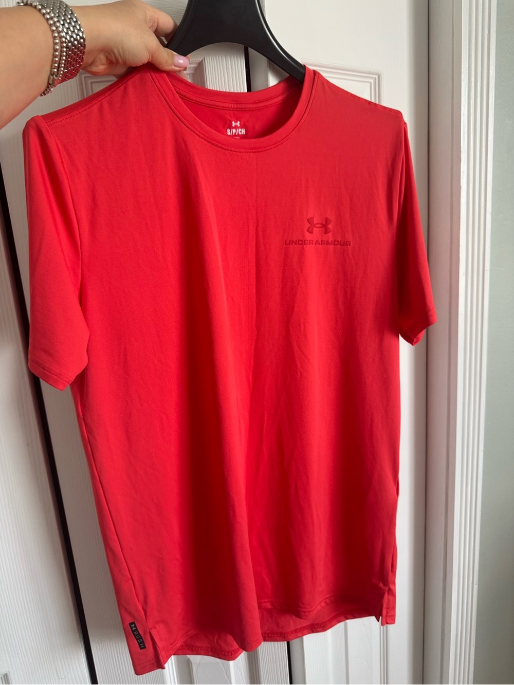Under Armour Bright Red Short Sleeve Performance Tee